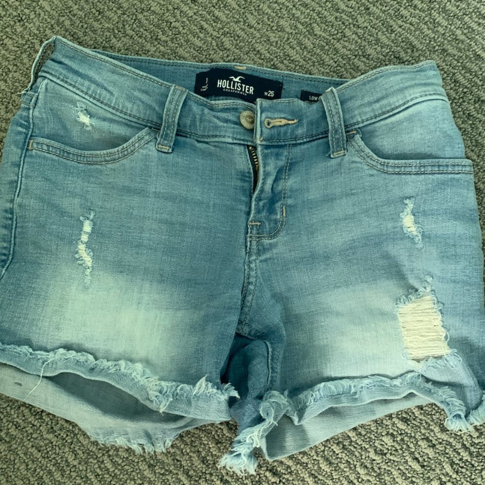 Hollister Low-Rise Jean Shorts